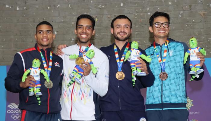 José Acevedo karate oro Juegos Bolivarianos