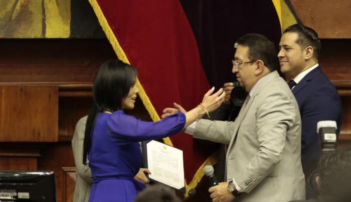 Marcela Holguín asume la primera vicepresidencia de la Asamblea