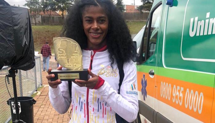Anahí Suárez atletismo Sudamericano