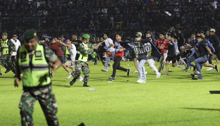 Indonesia estampida fútbol