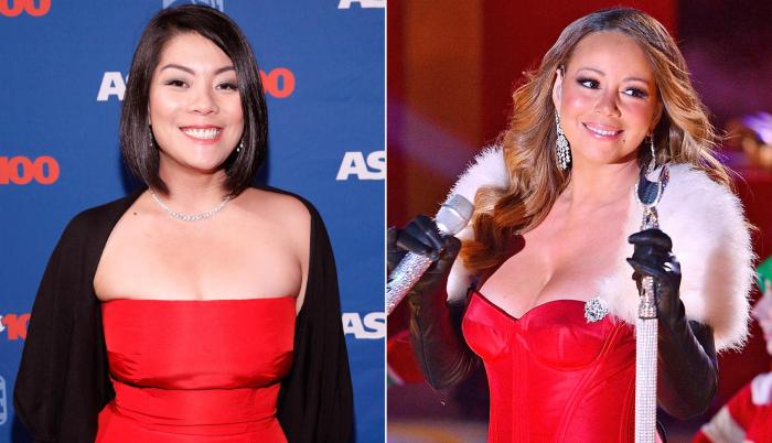 Elizabeth Chan y Mariah Carey
