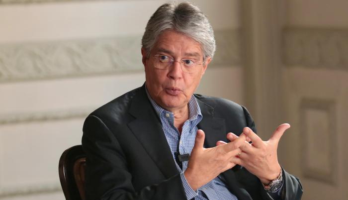 El presidente Guillermo Lasso se dirigió este lunes a los ecuatorianos