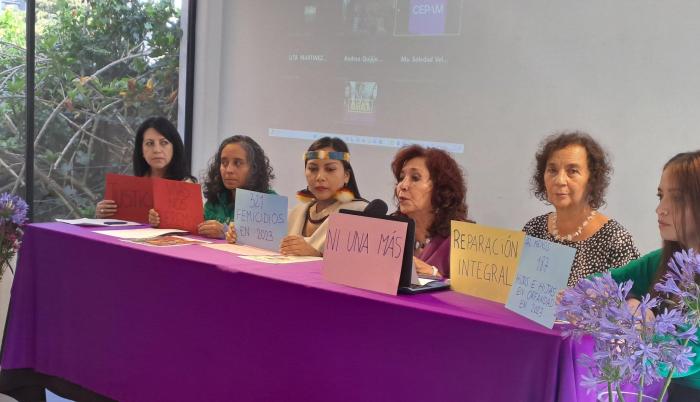 Rueda de prensa femicidios