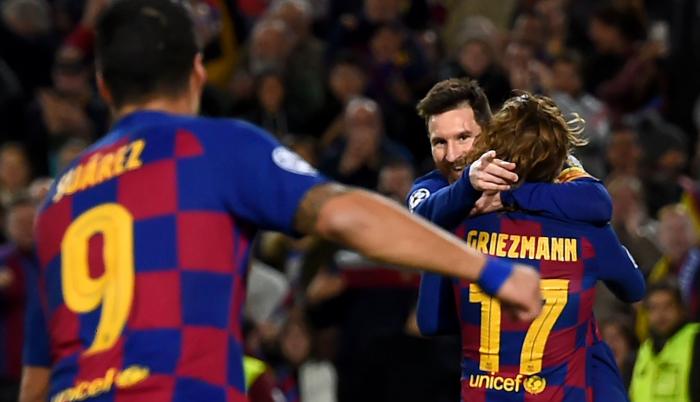 barcelona dortmund champions league messi suarez griezmann