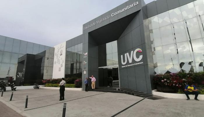 Exteriores de la Unidad Judicial, en Portete.