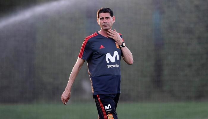 Fernando Hierro, técnico de España