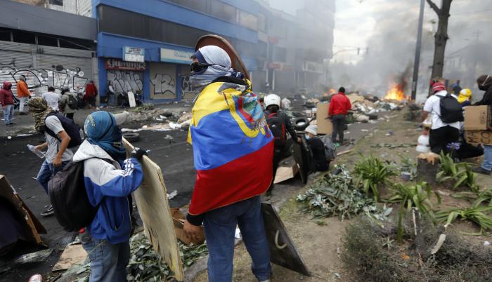 paro nacional ecuador manifestaciones quito