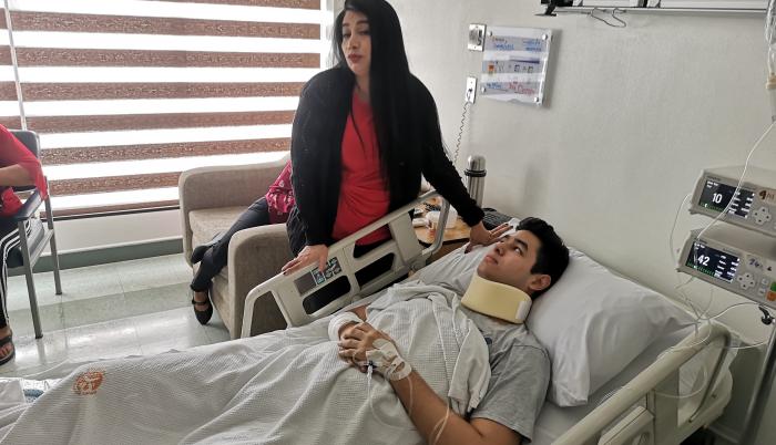 Roberto Simon se recupera en la clínica Kennedy.
