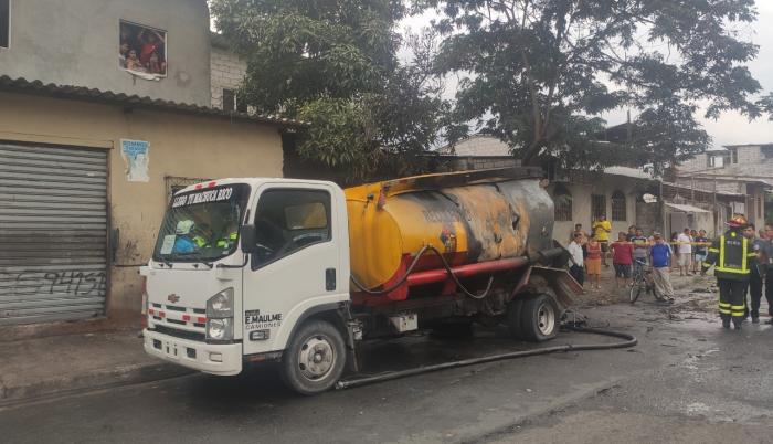 Explosión de tanque en Cooperativa 9 de Enero.