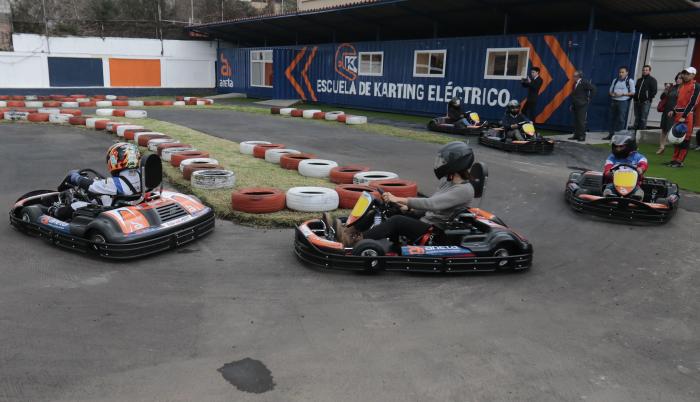 Escuela de karting eléctrico