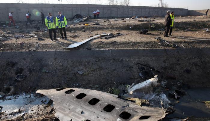 avión ucraniano estrellado en irán