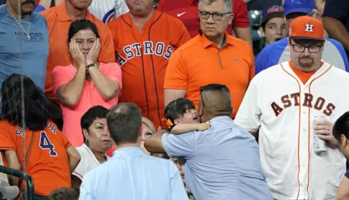 niña pelotazo béisbol mlb