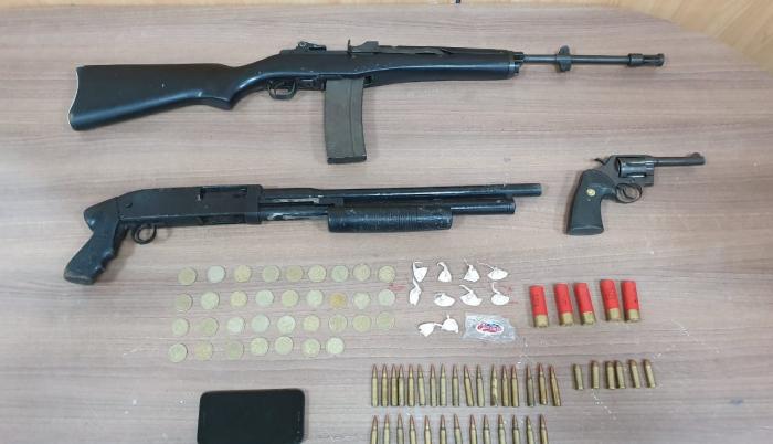 banda capturada armas de fuego