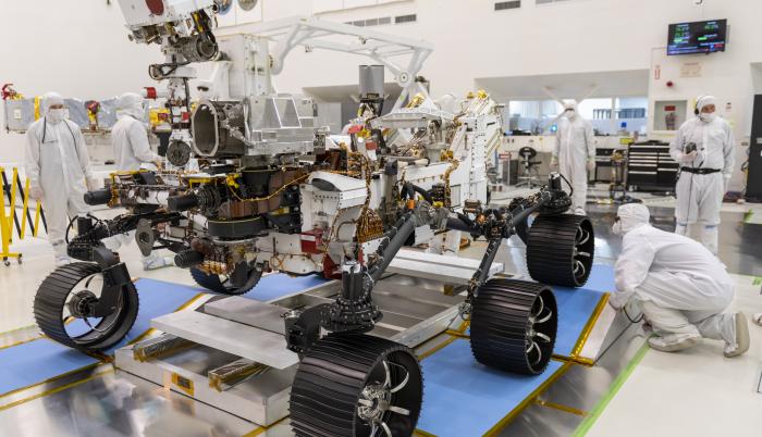 Mars 2020 Rover Drive Test