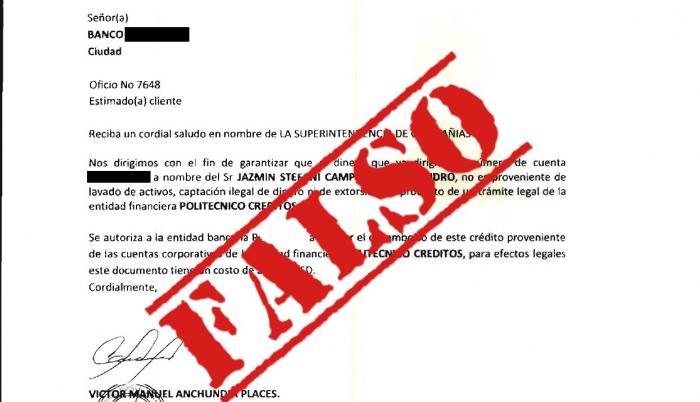 Certificado falso