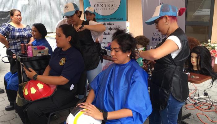 Donación de cabello.