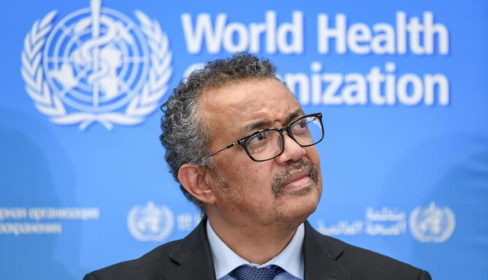 Tedros Adhanom Ghebreyesus, director general de la OMS. Febrero 2020. AFP
