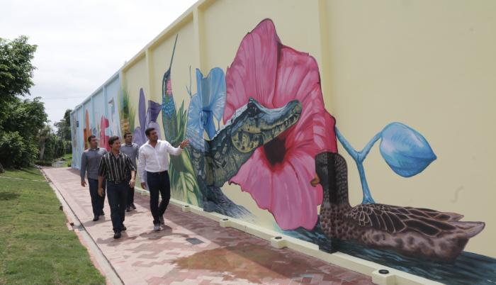La Puntilla mural