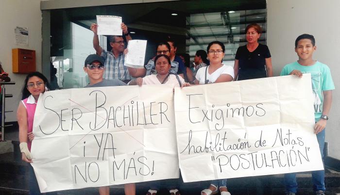 Protesta postulación