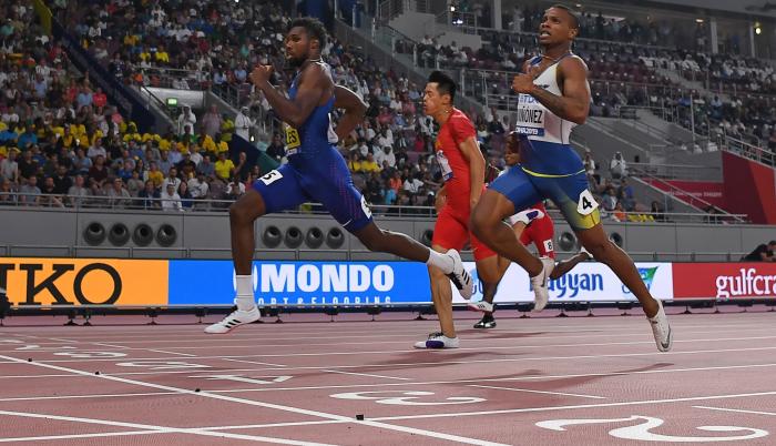 Noah Lyles Alex Quiñonez Mundial