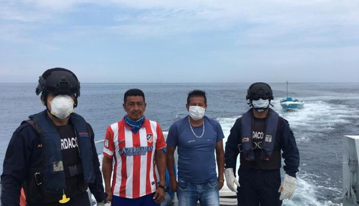 los pescadores rescatados