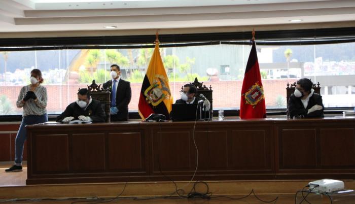 Corte Nacional. Sentencia en caso Sobornos, martes 7 de abril. Foto: Cortesía.