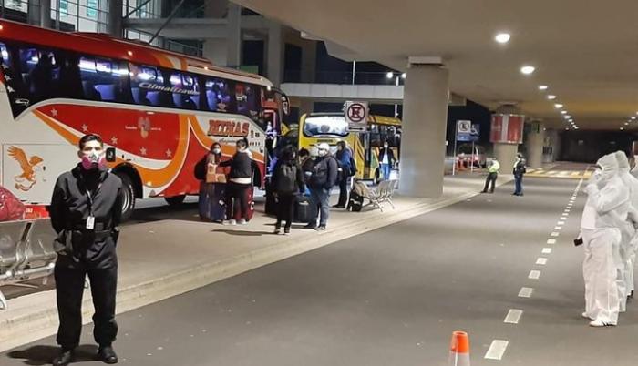 En Quito repatriados