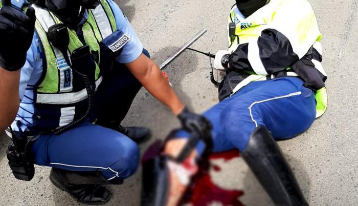 AGENTE AGREDIDO 19 DE ABRIL