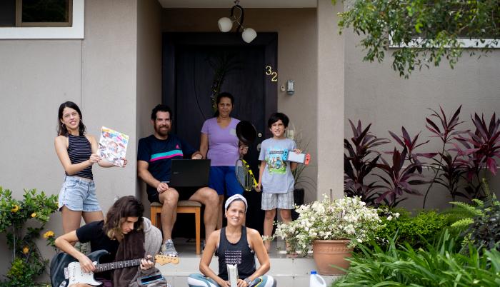 Familias en cuarentena