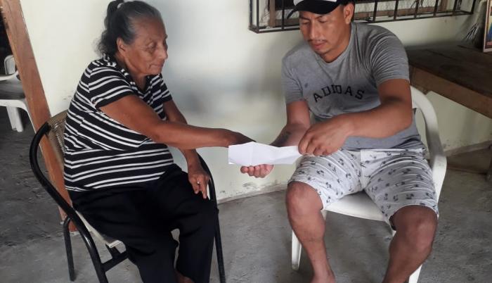 Abuela dada por muerta