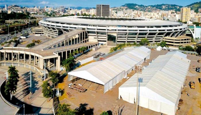 Maracaná Brasil hospital coronavirus