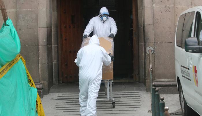 levantamiento de fallecidos en Quito