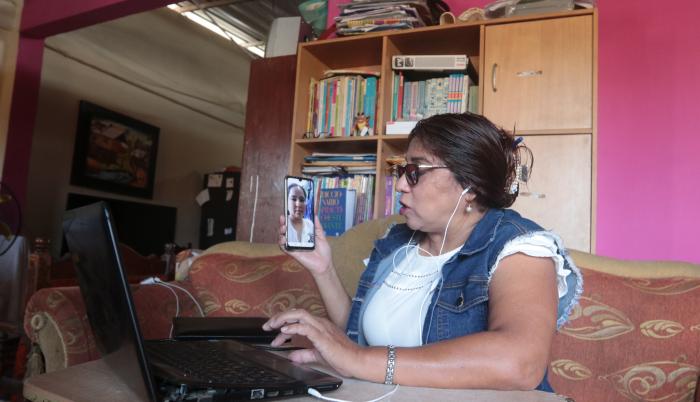 maestra teletrabajo