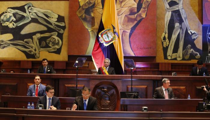 EL PRESIDENTE EN LA ASAMBLEA