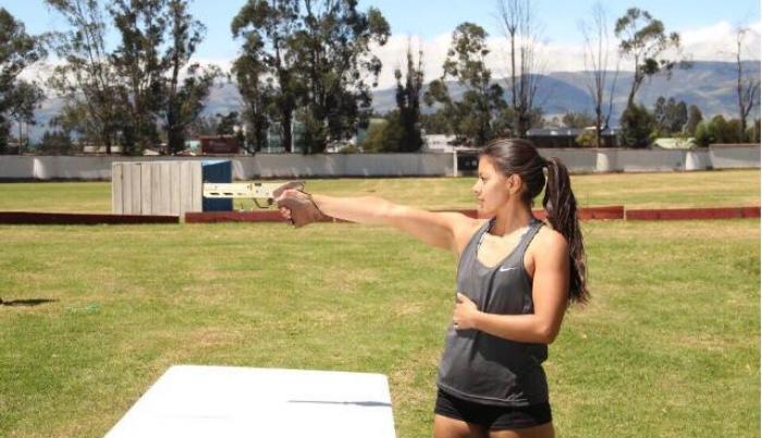 Marcela Cuaspud pentatlón moderno Ecuador