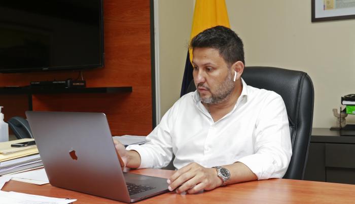 El ministro de transporte, Gabriel Martínez