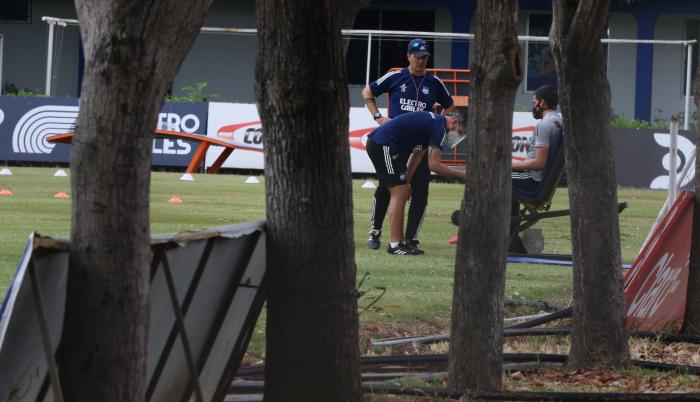 Emelec+Entrenamiento+Fútbol+Cuarentena