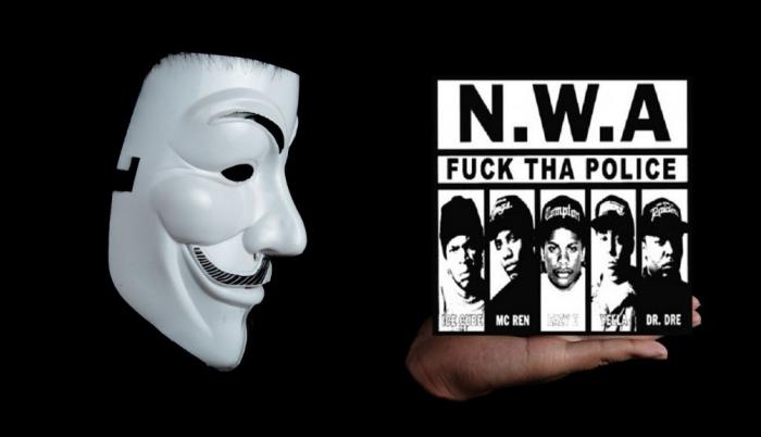 Anonymous hace sonar el rap 'Fuck tha police' de N.W.A. en las ...