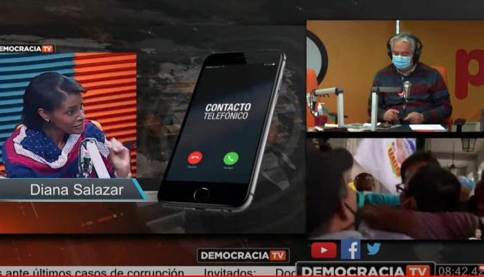 Diana Salazar entrevista cuestiona jueces Carlos Luis Morales
