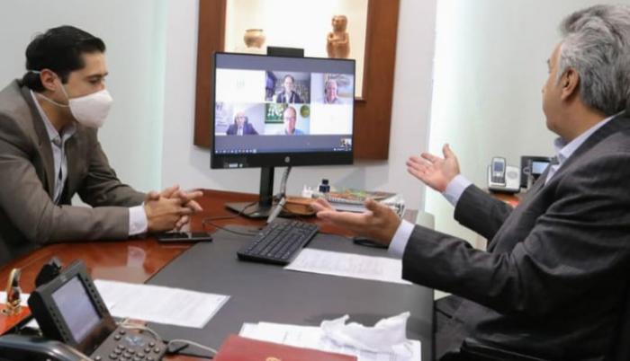 Lenin Moreno con el consejo asesor económico