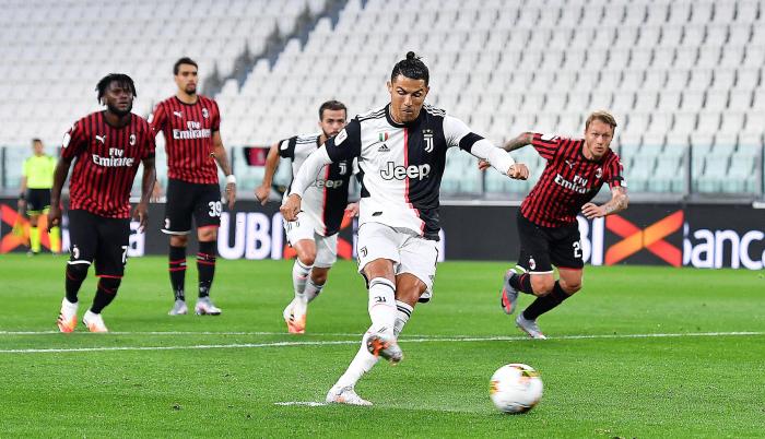 Juventus+Milan+Cristinano+Ronaldo+Penal