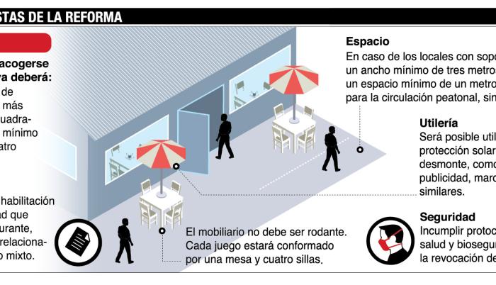 Infografia de los principales puntos de la reforma a la ordenanza.