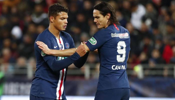 Cavani-Silva-PSG-Despedida