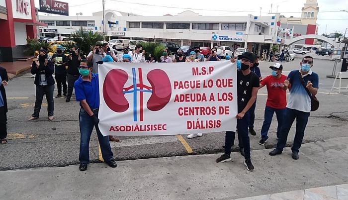 plantón centros de diálisis