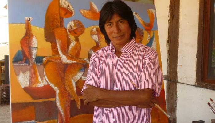 Olmedo Quimbita pintor