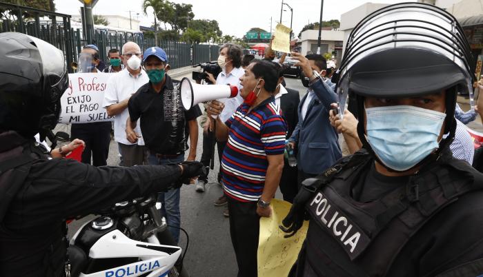 Protesta universidad