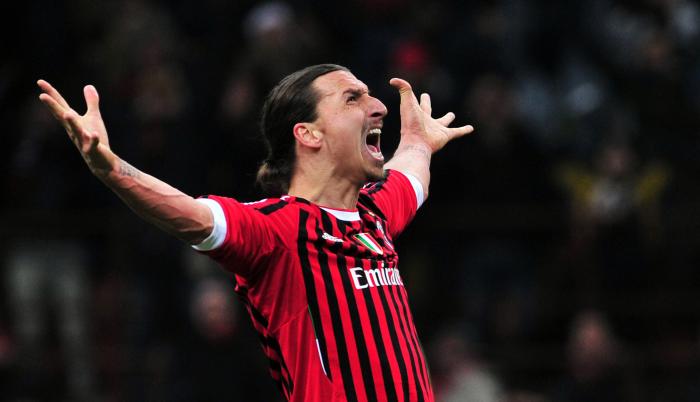 Zlatan Ibrahimovic Milan Italia lesión