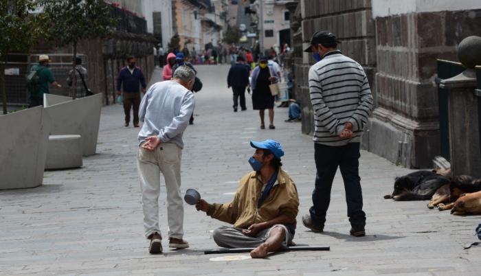 En las calles de Quito hay un incremento de mendicidad