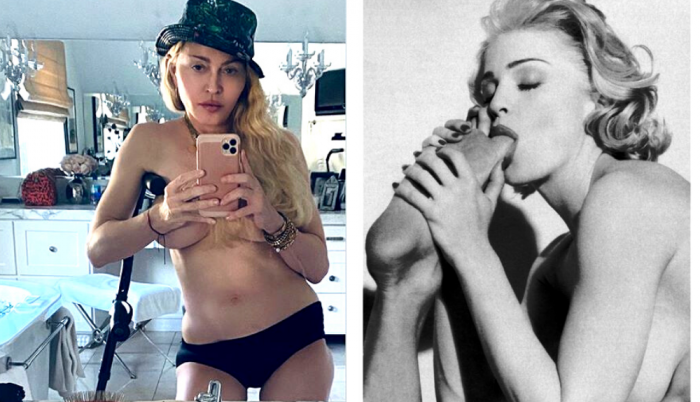 Madonna desnuda