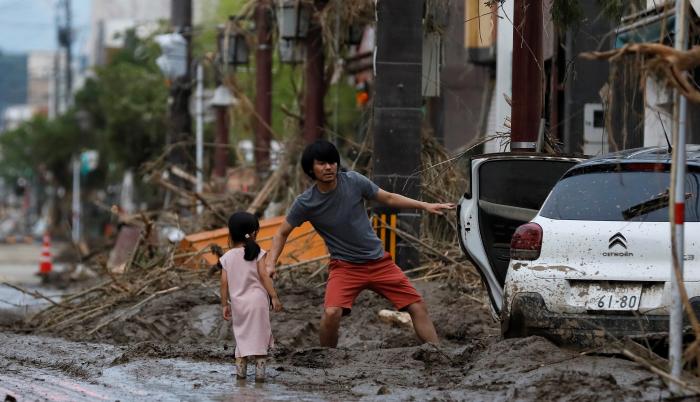 Lluvias Japón